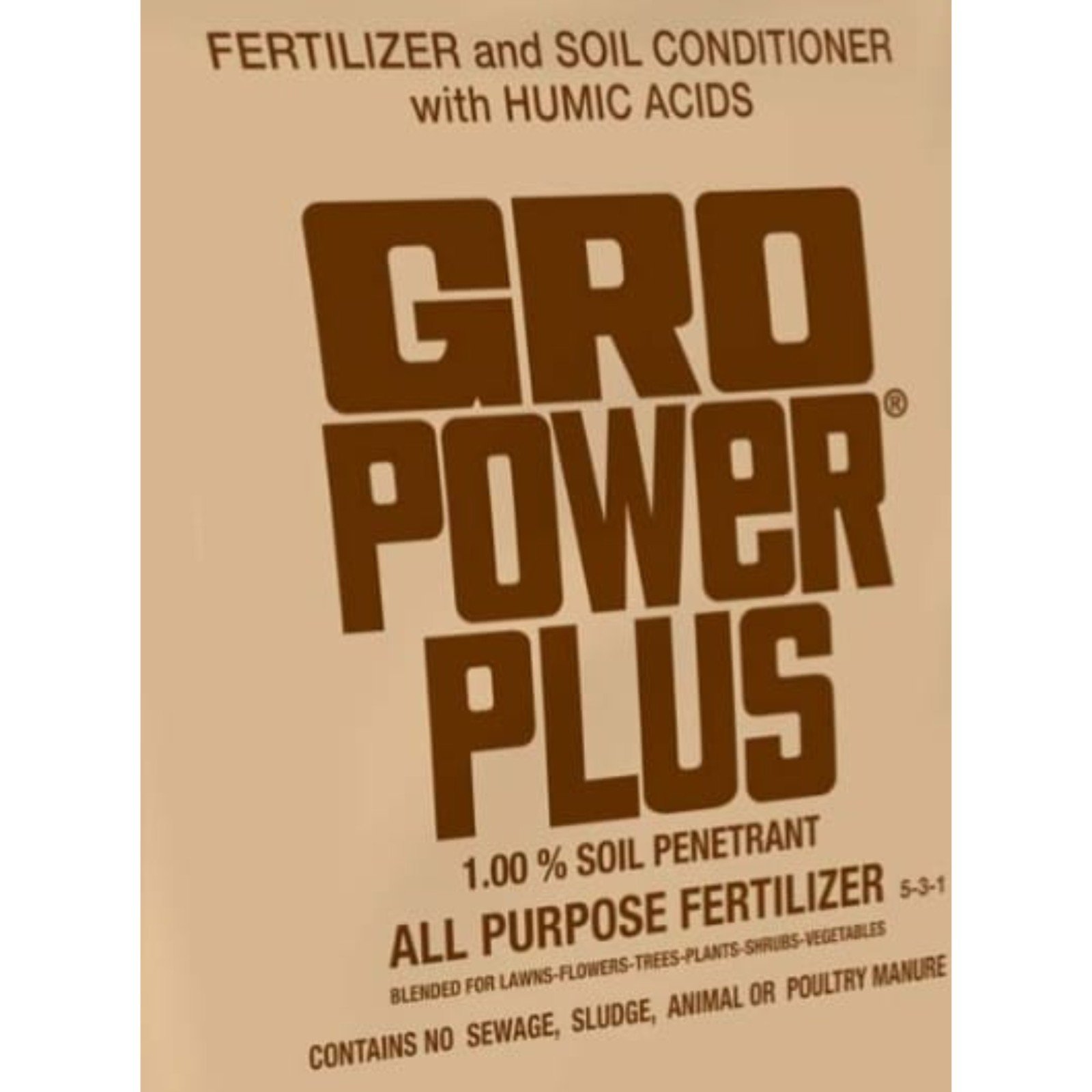 🔥5 Lbs Zip Bag GRO-POWER PLUS All Purpose fertilizer Professional 5-3-1