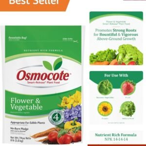 8 lb. Continuous Release Plant Fertilizer - Optimal Growth for Vegetables & More