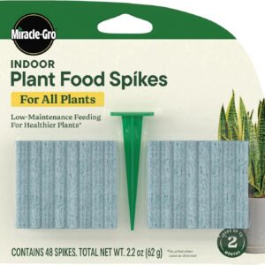 Miracle-Gro Indoor Plant Food Spikes for All Plants, Fertilizer Spikes for House