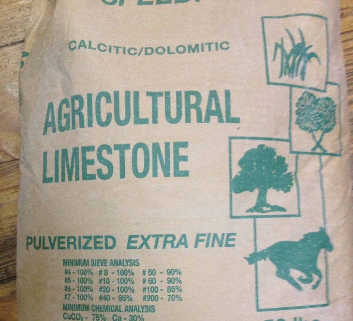 7.5 LB Dolomitic/Calcitic Extra Fine Pulverized Yard/Garden & Worm Beds Lime