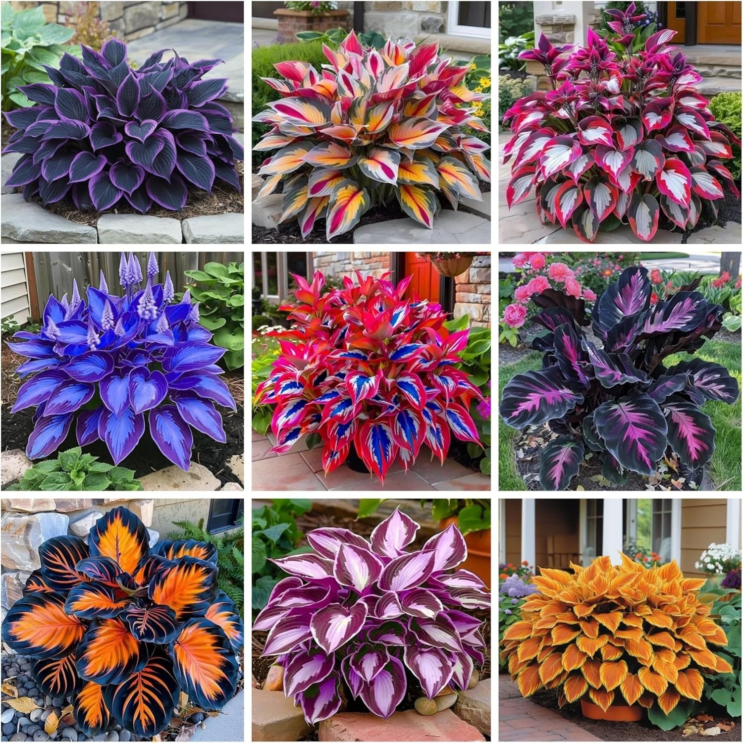 200+ Hosta Seeds for Planting - Perennial Hosta Seeds Outdoor Garden Attract ...
