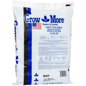 Grow More 6-30-30 Standard, 25 Lbs Water Soluble Plant Fertilizer
