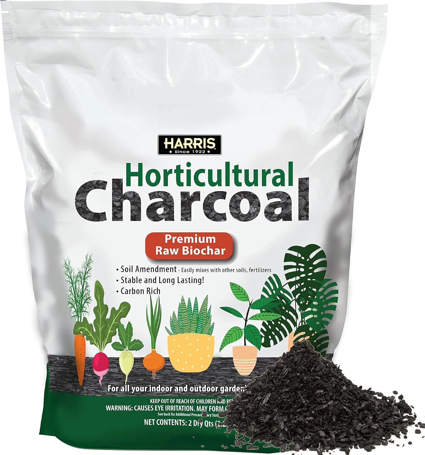 Horticultural Charcoal, Premium Biochar Soil Amendment for Plants