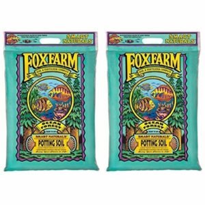 FoxFarm Ocean Forest Ready-to-Use Potting Soil with Fish Meal, 12qt, 2 Pack