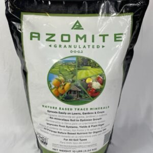 AZOMITE Granulated 0-0-0.2 Nature Based Trace Minerals 10 POUND Bag New Sealed