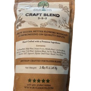 Buildasoil Craft Blend 3lb Fertilizer- Vegetable Garden and Organic Plant Food