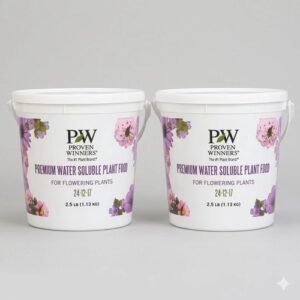 Water Soluble Fertilizer NPK 24-12-17 for Flowering Plants, 2.5 lb, 2-Pack