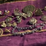 Lot Of 23: Gold Top, Jostens, Unmarked, 10-12-18k GF, Watch Face, Brooches, Mix