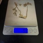 14K Solid Yellow Gold Pendant & Chain (5.3 grams) Scrap