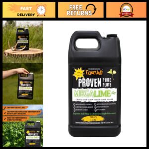 Liquid Soil Conditioner & Fertilizer, 1 Gallon - Treats 1 Acre, Mega Lime 10X