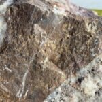 az gold silver copper ore specimen.  quartz vein