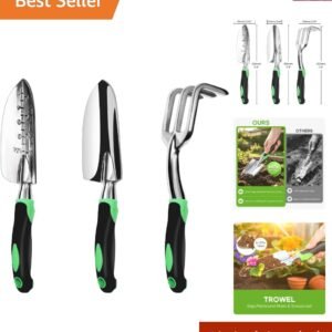 Comfortable & Durable Garden Tool Set - 3 Pack Ergonomic Gardening Essentials