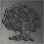 Medium – Tree of Love 3D Graphite Ingot Mold for Precious Metal Casting