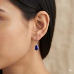 925 Sterling Silver Natural BLUE COPPER TOURQUISE New Dangling Earrings Jewelry