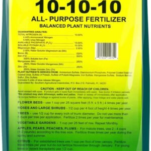 Southern Ag All Purpose Granular Fertilizer 10-10-10, 5 LB Size: 5 LB