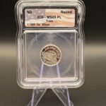 Monarch Precious Metals 1/10 oz .999 Silver Train Round ICG MS69