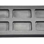 6-Cavity 5 Oz Rect. Gold Graphite Ingot Mold Cast Melting Refining Metal Scrap