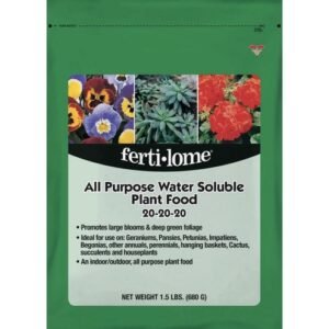 Fertilome (11721) All Purpose Water Soluble Plant Food 20-20-20 (1.5 Lb.)
