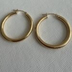 14k yellow gold Hoops earrings Scrap Or Wear