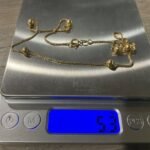 18 Kt Gold Necklace 16” Long -750 Scrap or not Gold 5.3 Grams