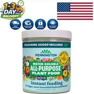 Water Soluble All Purpose Plant Food 20-10-20 - 1.5 lb for Lush Growth