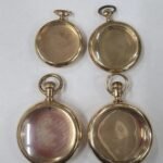 Lot Of 4 Gold Filled Pocketwatch Cases For Use/Scrap – 176.4 Grams
