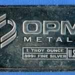 Silver Bar 1 oz .999+ Fine OPM #10 Ohio Precious Metals USA 1 Troy Ounce Silver