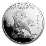 1 oz Silver Round – APMEX (2014 Year of the Horse)