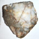 Silver Gold Quartz Ore 1800s Ore Knob Copper Mine N. Carolina 2 Lbs. Slab