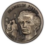 1.12 oz .925 Sterling Silver Round – Wittnauer PMG – Franklin Pierce – SKU-F2678
