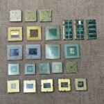 Lot of 23 CPU, Processors, RAM For Parts, Repair, Scrap Gold Recovery