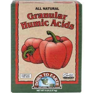 Down To Earth Organic Granular Humic Acids Fertilizer Mix, 5 lb