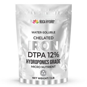 Boca Hydro Iron DTPA 12% Chelated Micronutrient for Hydroponics and Fertigation