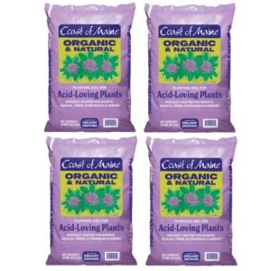 Coast of Maine Organic Potting Soil for Acid Loving Plants, 20 Qt Bag (4 Pack)