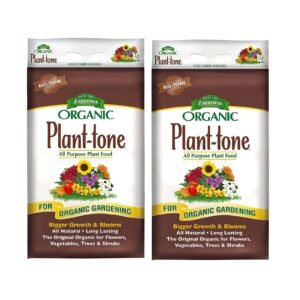 Espoma Organic Plant-Tone 5-3-3 All-Purpose Garden Plant Food, 18lbs, Pack of 2