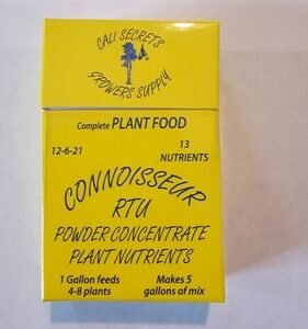 CONNOISSEUR PGS GRO,FLO & NATURAL PLANT FOOD,SUPER SOIL & SUPPLEMENTS,SOILOPONIC