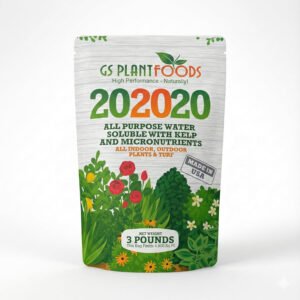 All Purpose Water Soluble 20-20-20 Fertilizer Balanced NPK Plant Food with Micro