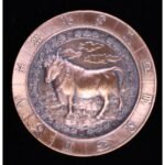 Monarch Precious Metals 1 oz .999 Fine Copper Zodiac Round Taurus Bull