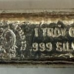 Vintage Phoenix Precious Metals 1 Ounce Silver Bar Old Poured Rare 1 Oz .999