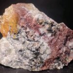 5″ Zinnwaldite in Greisen Matrix with Argentiferous Galena – Ozark Shaft