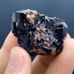 Garnet Specimen With ￼  Tourmaline  Skardu PakistanWeight 36.94 Grams
