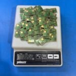 30 lot NEW BGA GOLD CORNER scrap chips HP 1RV2 flat pack IC BOND WIRE recovery