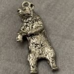 Iridium Metal With Palladium Rhodium Bear Pendant 8.84 Grams High End Scrap