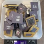 1.95 lbs Vintage “Mix” Ceramic Gold Leg CPU Chips for Gold Recovery