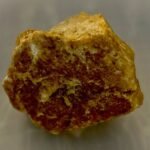 Rough Mineral Specimen Brown White Crystal Rock