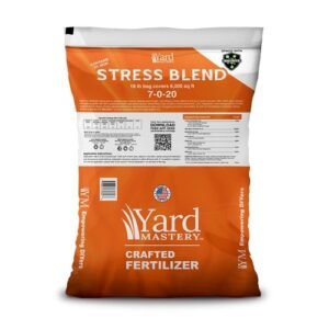 7-0-20 Granular Lawn Fertilizer Blend - 18lb Bag, Covers 6,000 Sq Ft, Safe for A