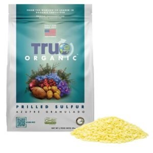 True Organic Prilled Sulfur – Organic Fertilizer for Better Plant Growth, Flower