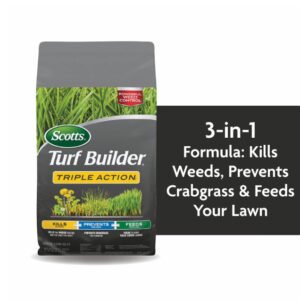 Scotts Turf Builder Triple Action1 Lawn Fertilizer 11.31 lb 4,000 Sq Ft