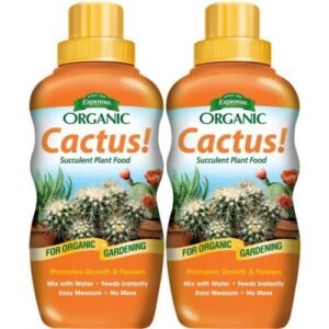 Espoma Organic Cactus! Succulent Plant Food, Liquid Concentrate, 8 oz (2 Pack)