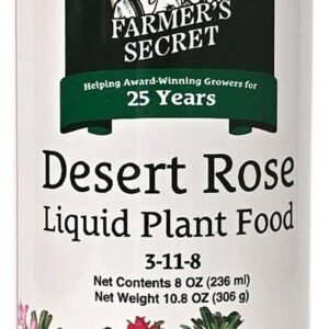Desert Rose Liquid Plant Food Fertilizer (8oz) - Super Concentrated - Promote...